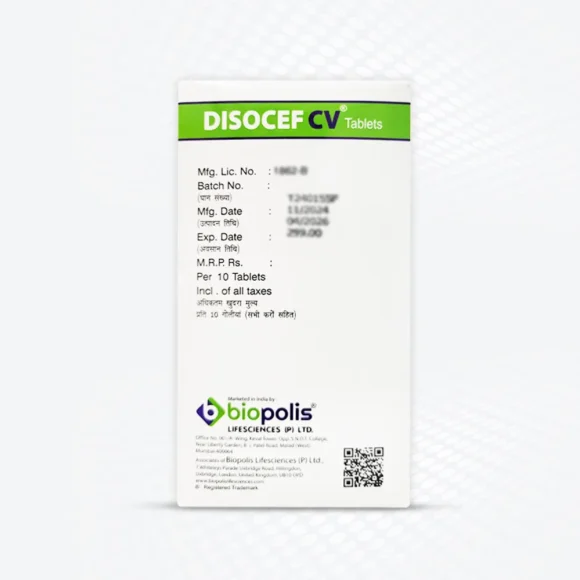 Disocef® CV Alu Alu Back 580x580
