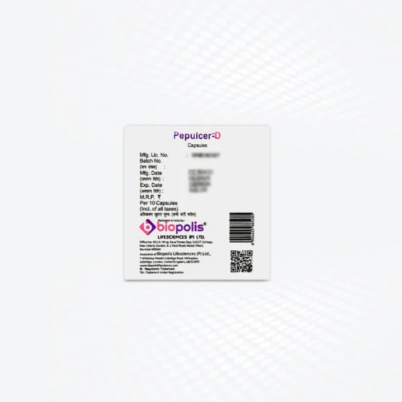 Pepulcer™ D Capsules Back 580x580