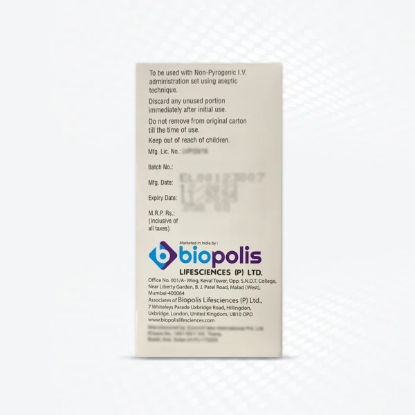 SRPARA®IV Glass Bottle 100ML Back