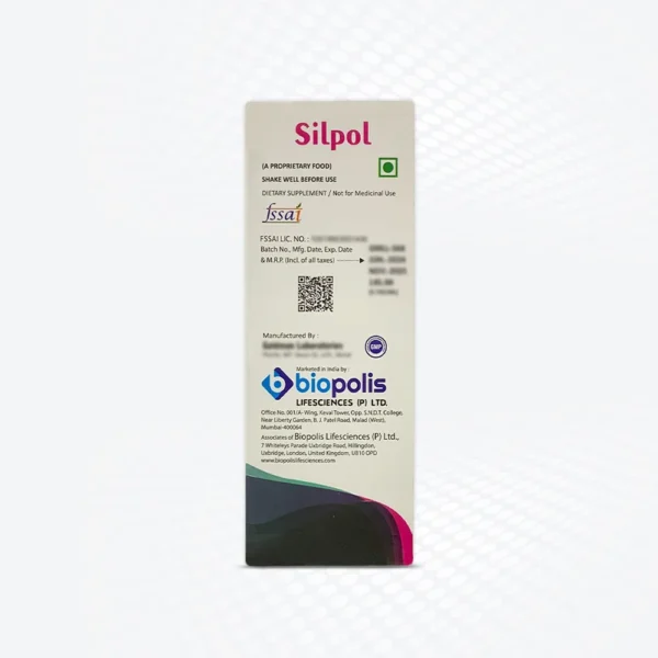 Silpol Suspension 200ML Back