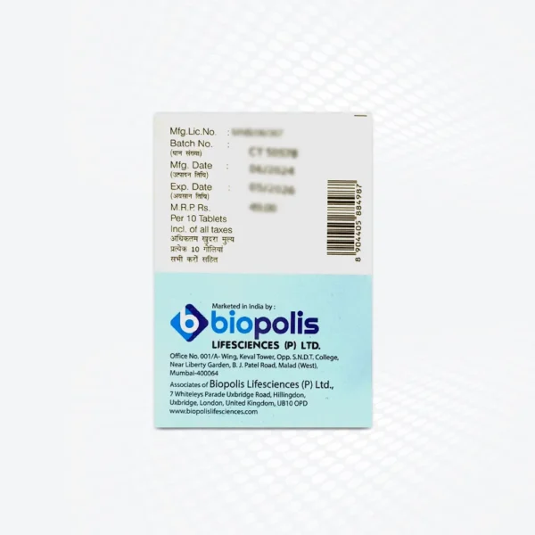 Srpara-D Tablets Back