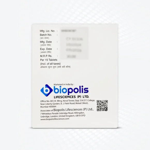 Srpara® 650 Tablets Back 580x580