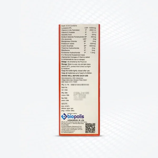 Bitcoin®Red Surup 200ML Back