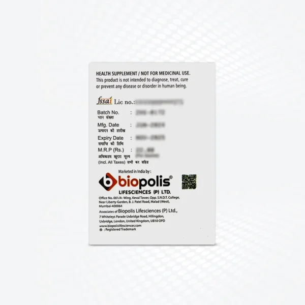 Foliglobin Sachet Back