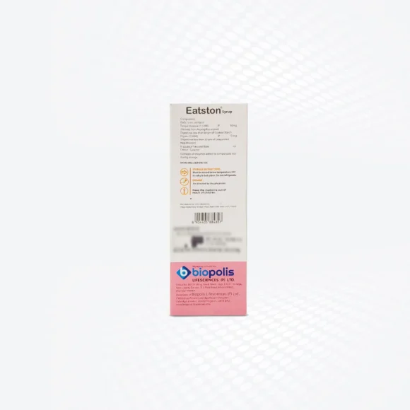 Eatston® SYRUP 100ML Back 580x580